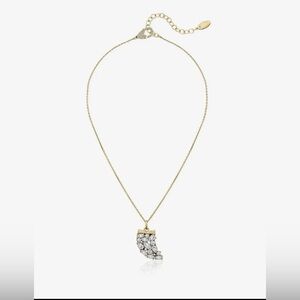 Sparkly Gold Horn Necklace BNWT by Zaxie / Stephanie‎ Taylor